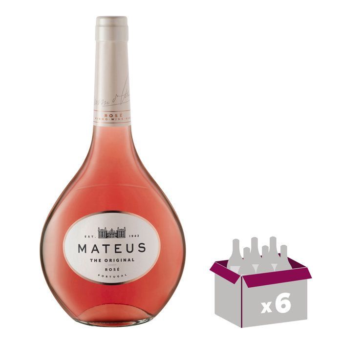 Mateus Vin Portugal Rosé 75 cl. x6