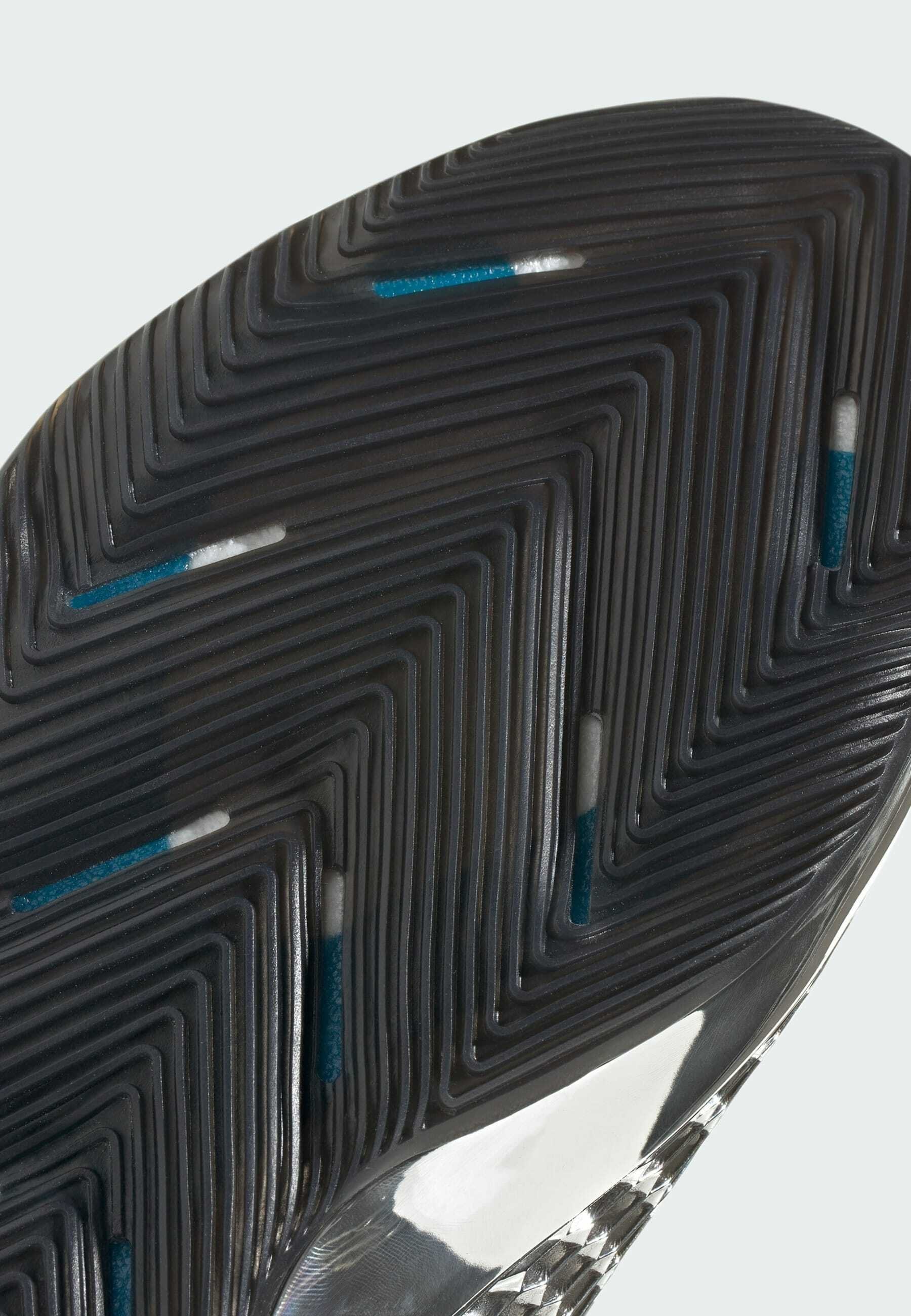 adidas Performance ANTHONY EDWARDS - Basketballschuhe - Core Black Silver Metallic Core Black