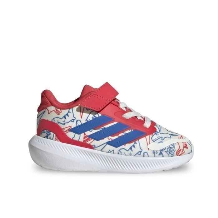 Zapatillas Adidas Runfalcon Dino El I para bebés y niños pequeños, color blanco (JP6168)
