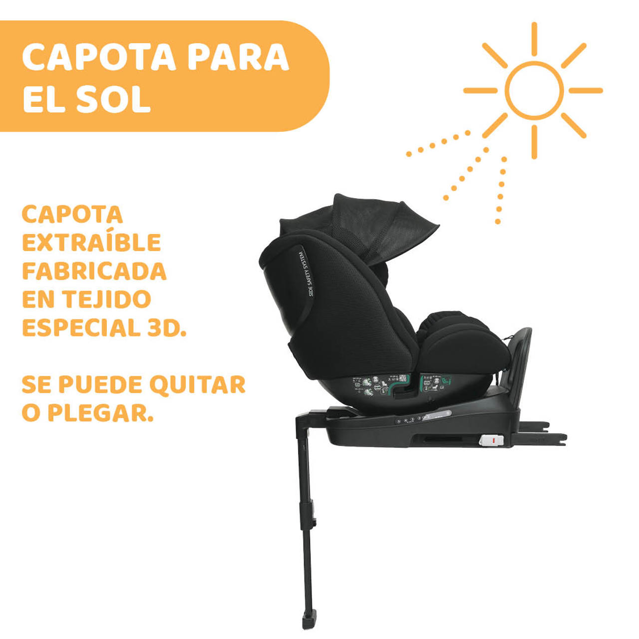 Seat3Fit i-Size Air Zip&Wash (40-125 cm)