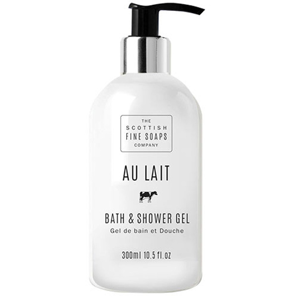 Scottish Fine Soaps Au Lait sprchový gel do koupele a sprchy 300ml
