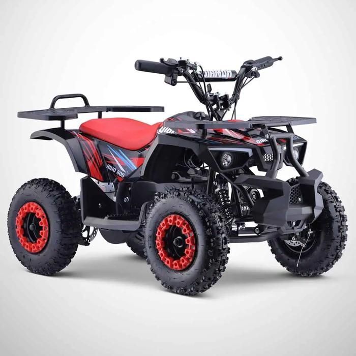 Elektrischer Kinder-Taschenroller Quad 800W / BISON 800 / 2025 Edition / Rot