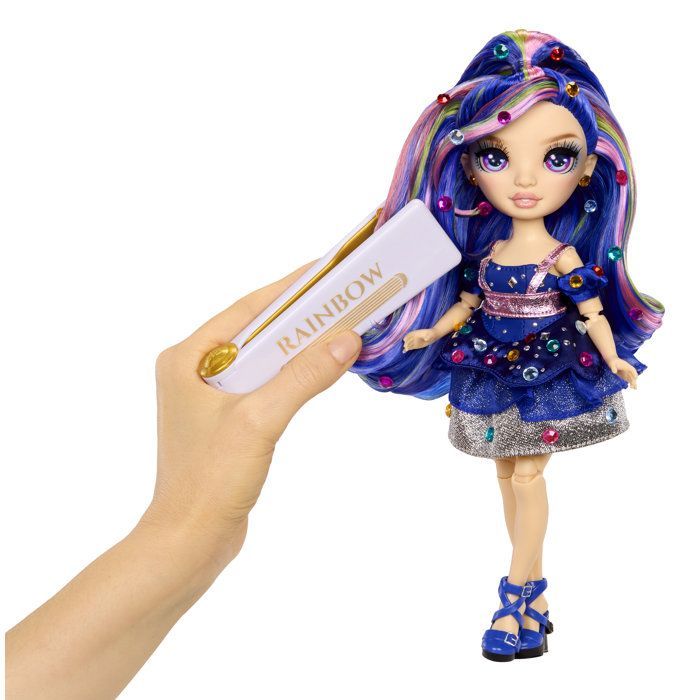 Rainbow High Be Dazzling Fashion Doll - Genevieve Blue - 28 cm - Sparkling Gemstones and Accessories Included