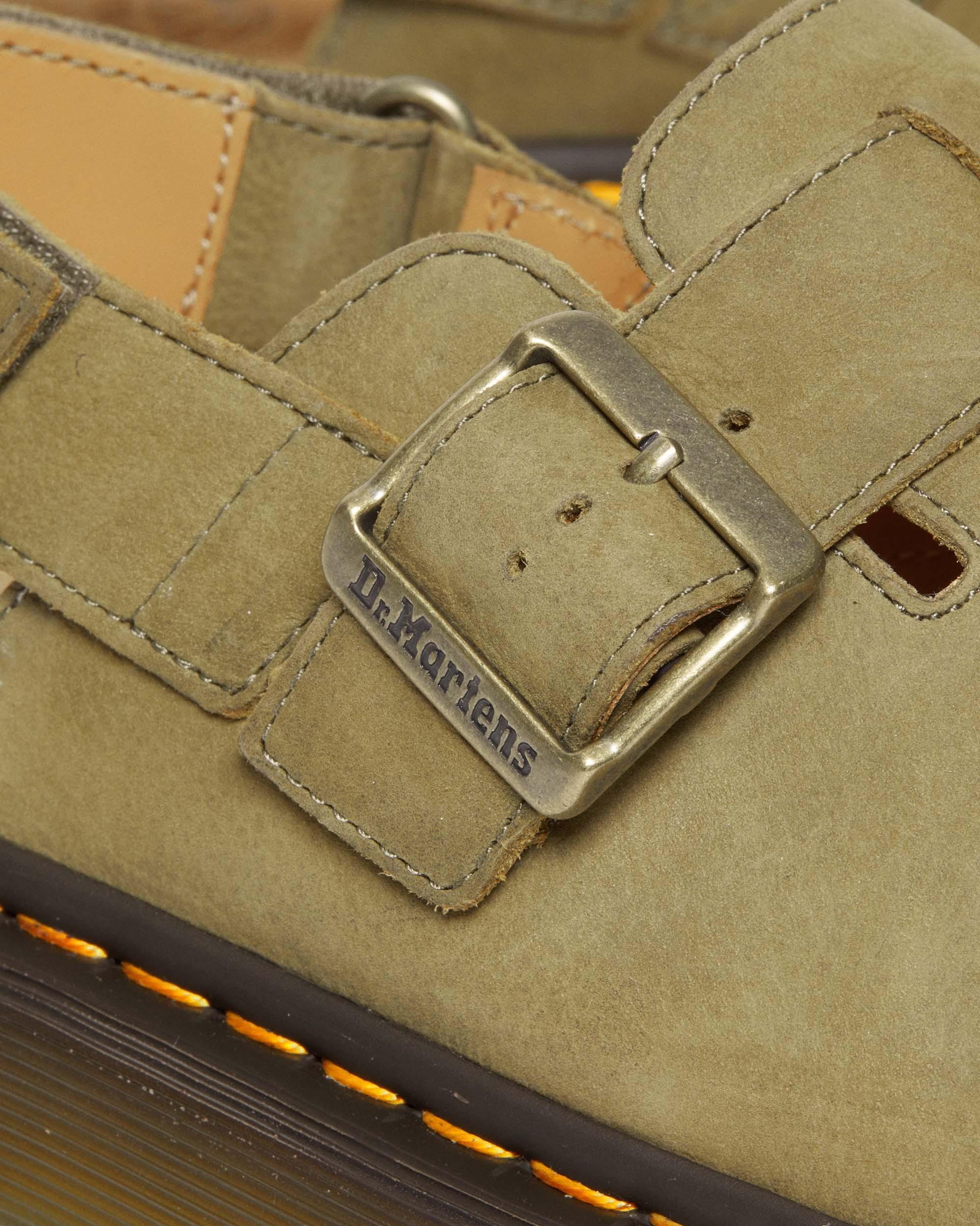Jorge II Tumbled Nubuck Leather Slingback Mules