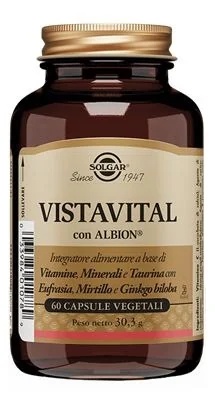 SOLGAR Vistavital 60 Kapseln Pflanzliche Augenpflege für Wohlbefinden