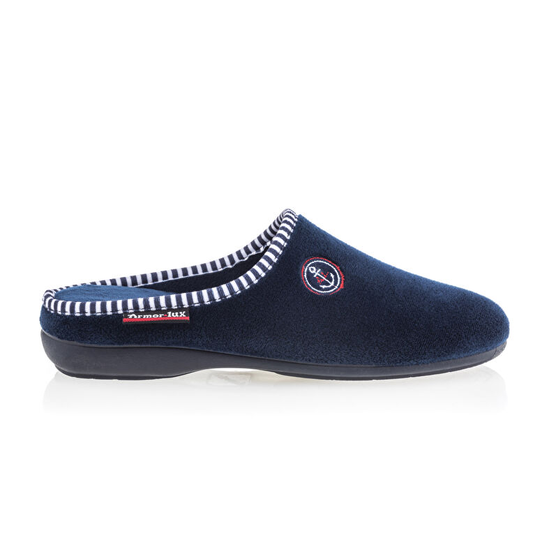 Blaue Damenpantoffeln