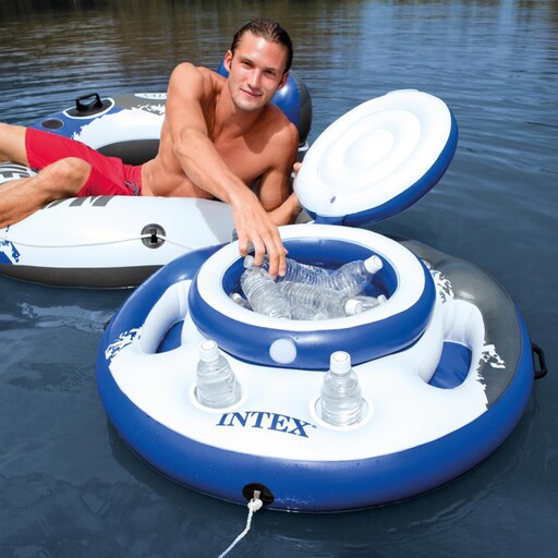 Intex Mega Chill Inflatable Cooler, River Run Range - Diameter 89 cm