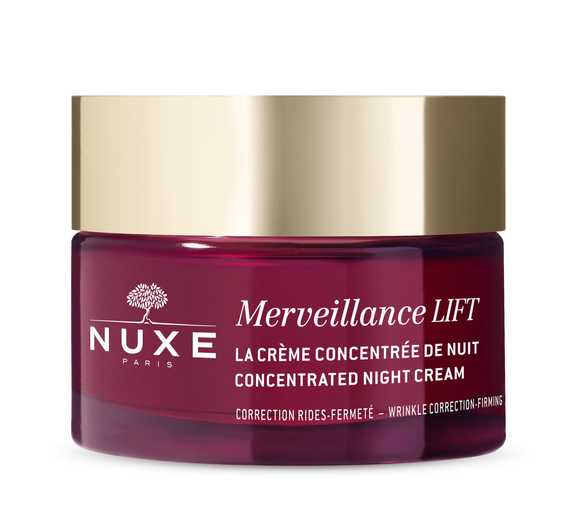 Merveillance LIFT Cremă de noapte concentrată corectoare a ridurilor 50 ml - NUXE