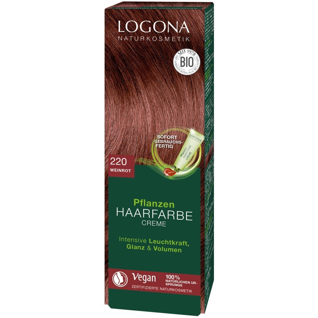 „Logona“ žolelių plaukų dažų kremas – 150 ml