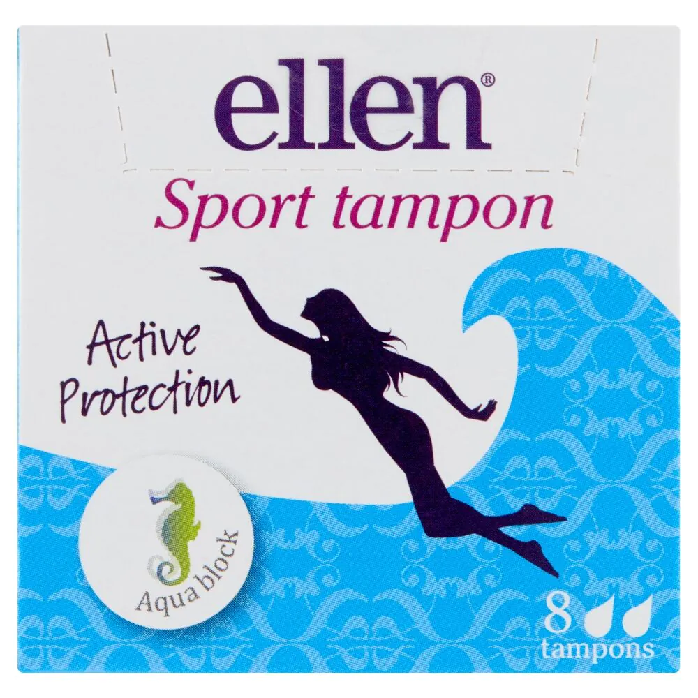Ellen Sport Aqua Block Tampony Na Basen 8 Sztuk