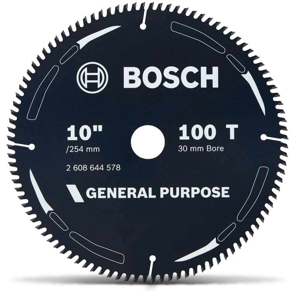 Disco de corte para madeira Bosch 254mm 100T TCT - USO GERAL