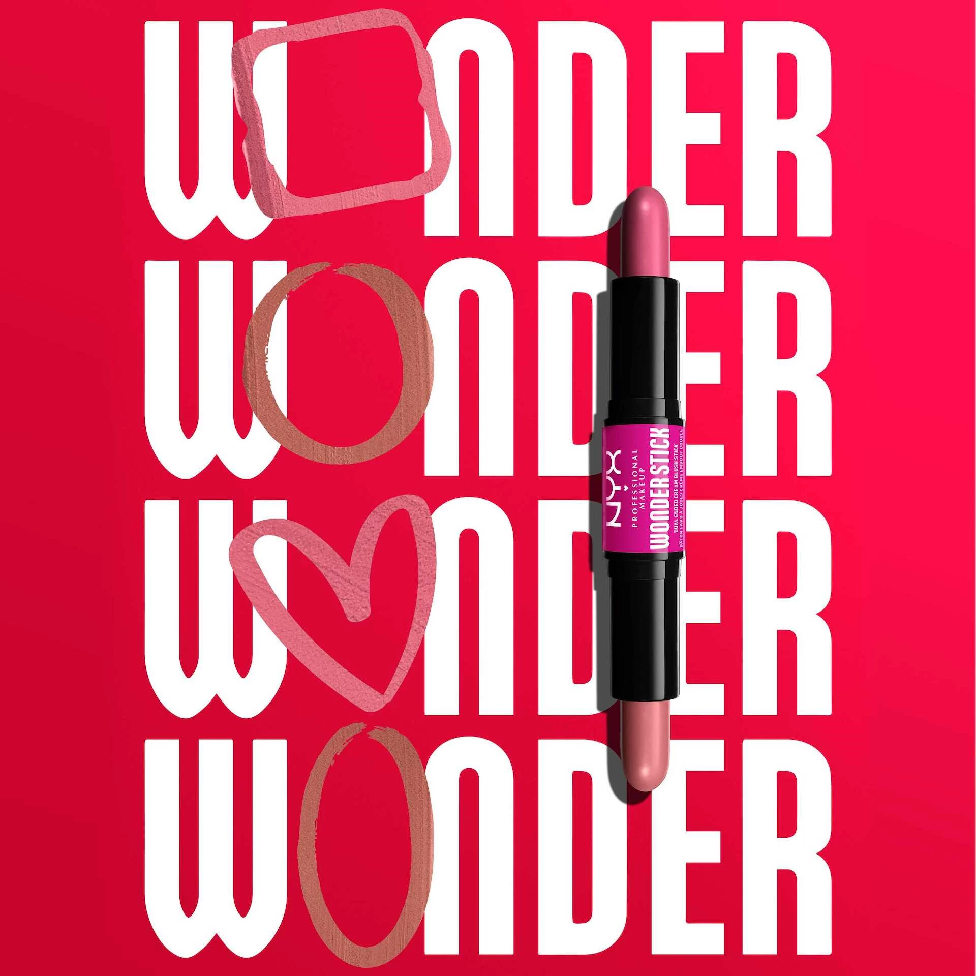 Wonder Stick dvostrani kremasti rumenilo u stiku svijetlo breskvasta i ružičasta - NYX Professional Makeup