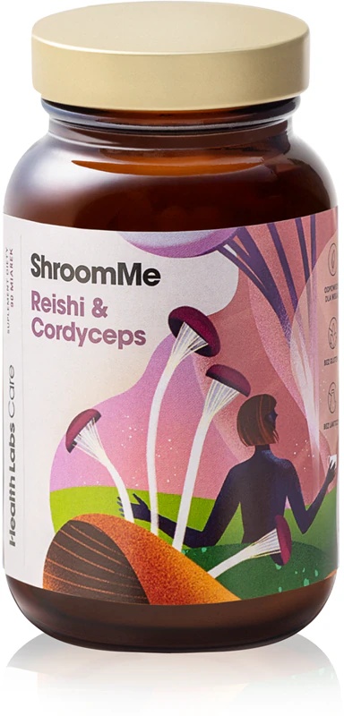 Health Labs Care ShroomMe прах за исхрану са реишијем и кордицепсом за подршку имунолошком систему