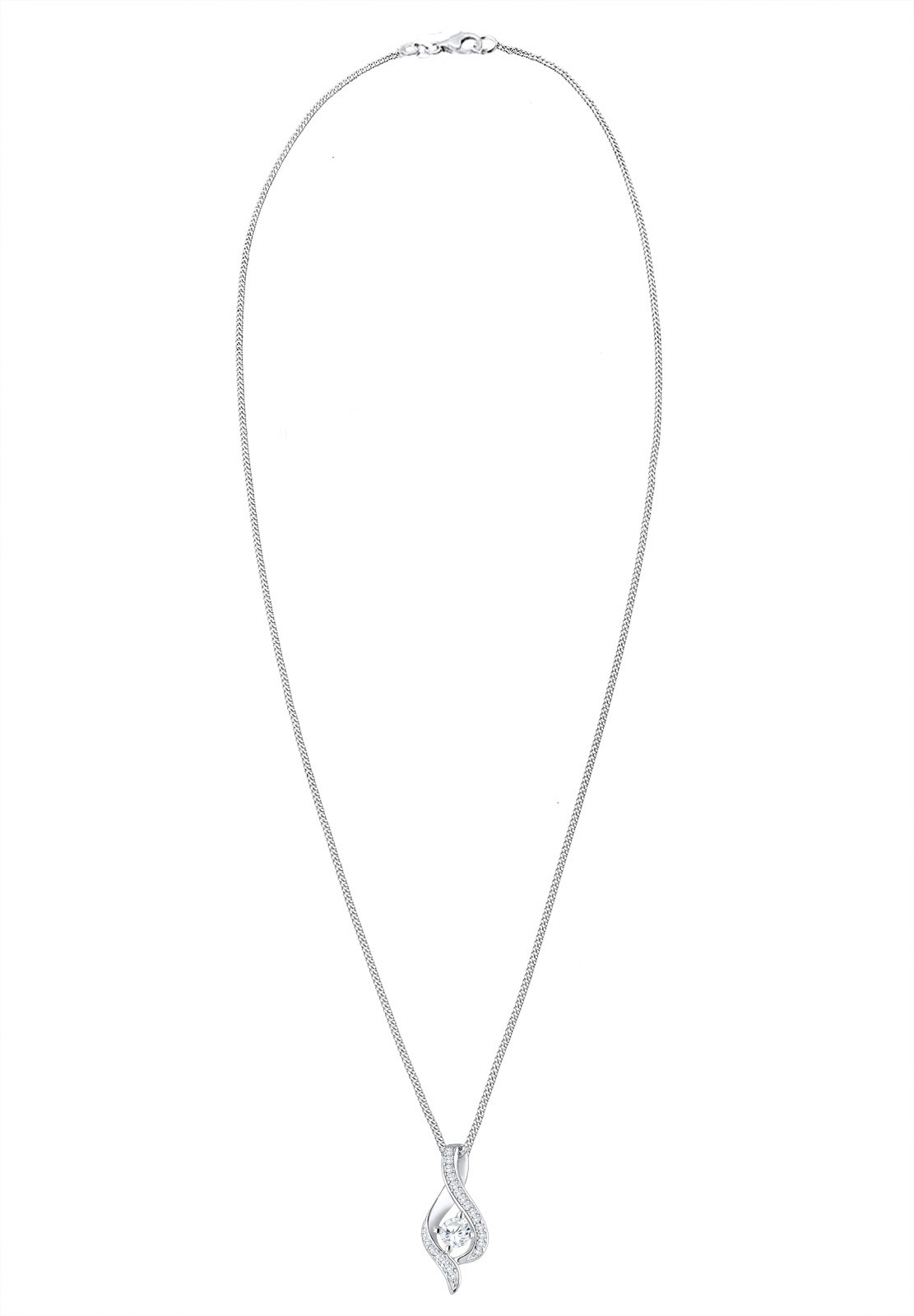Elli Femme Infinité Symbole de Zircone - (925/1000) Argent