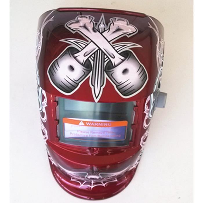 High-quality welding helmet with LCD display, automatic solar darkening, and quick-drying.