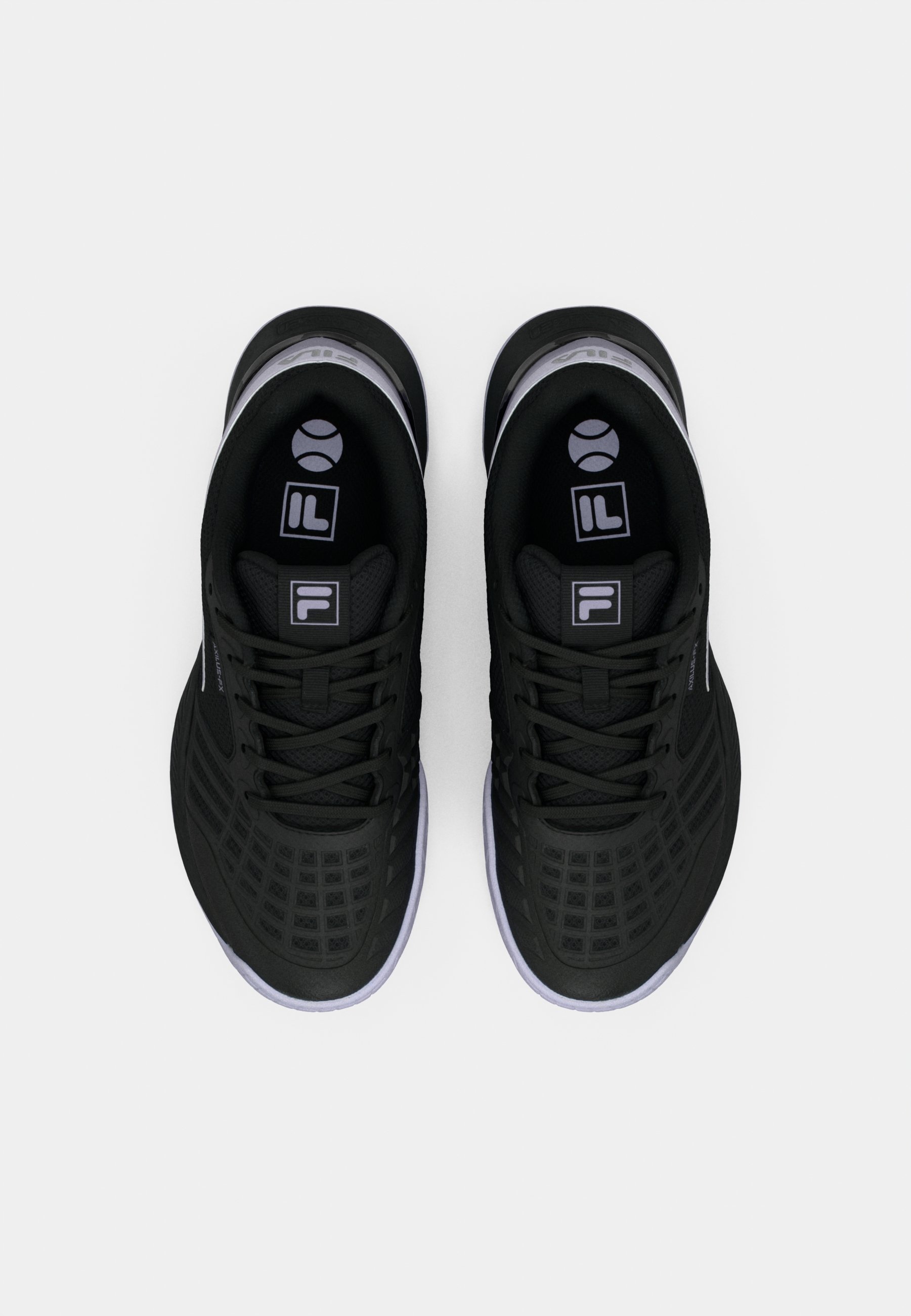 Fila AXILUS FX - Multicourt tennisschoenen - zwart/lavendelgrijs
