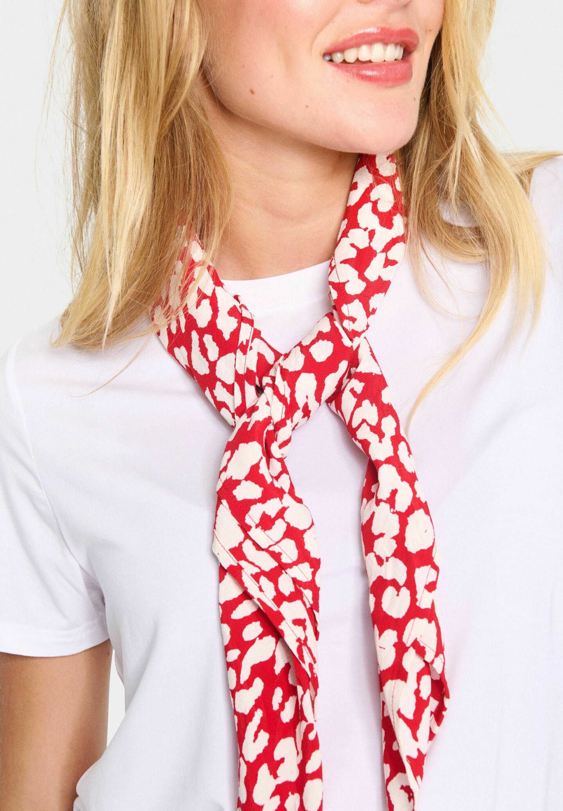 Saint Tropez XANIA - Foulard - leopardo cremisi