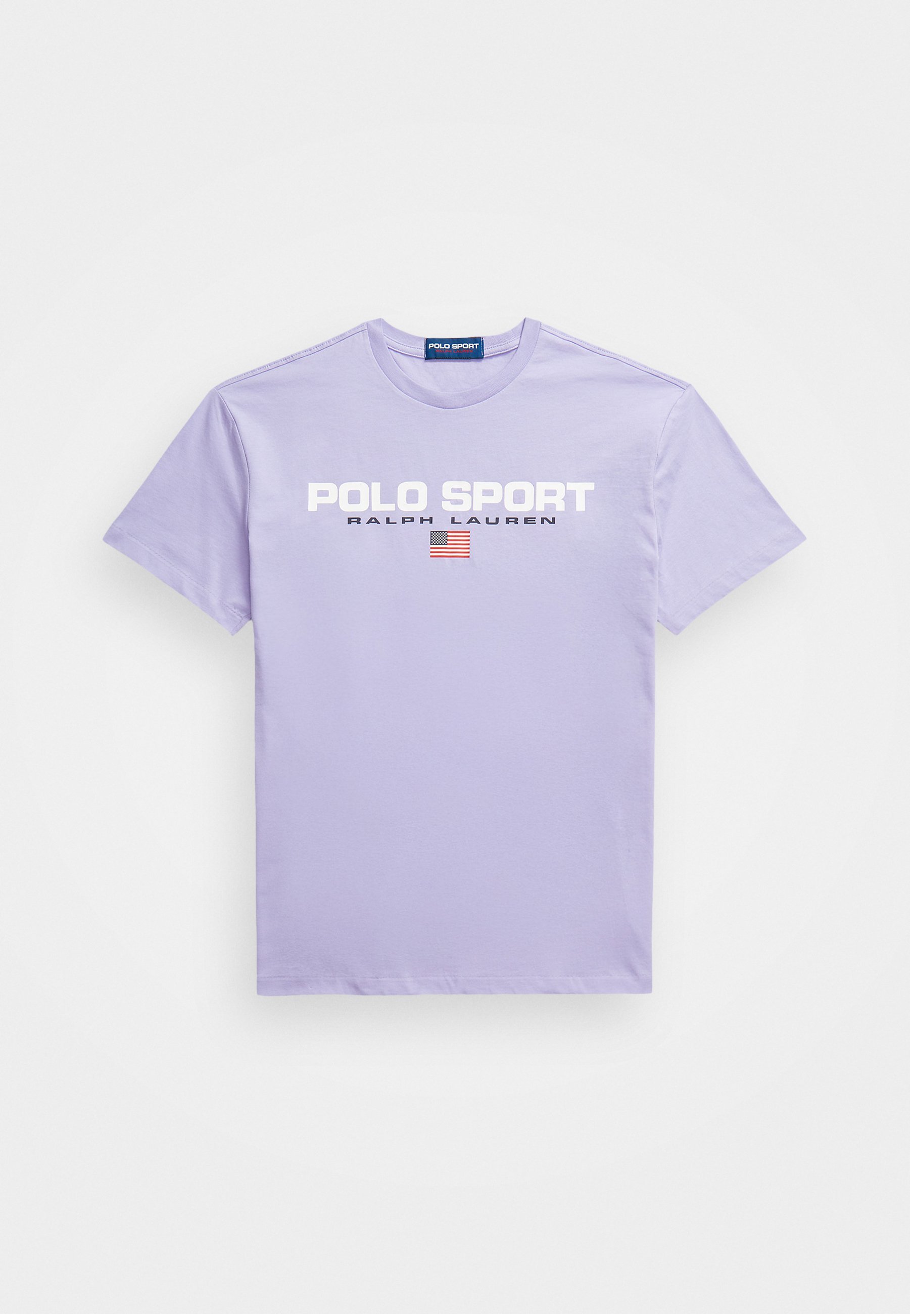 Polo Ralph Lauren CLASSIC FIT POLO SPORT JERSEY T-SHIRT UNISEX - T-shirt stampata - lavanda cielo/bianco