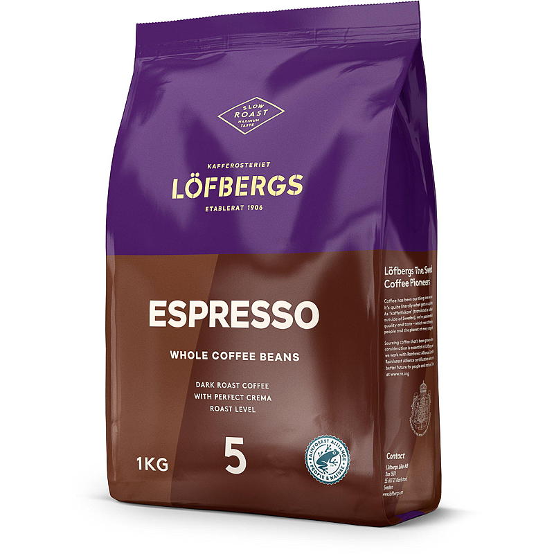 Löfbergs Kahvipavut 1 kg Espresso Löfbergs