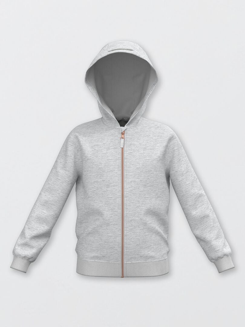 Chaqueta con capucha - GRIS