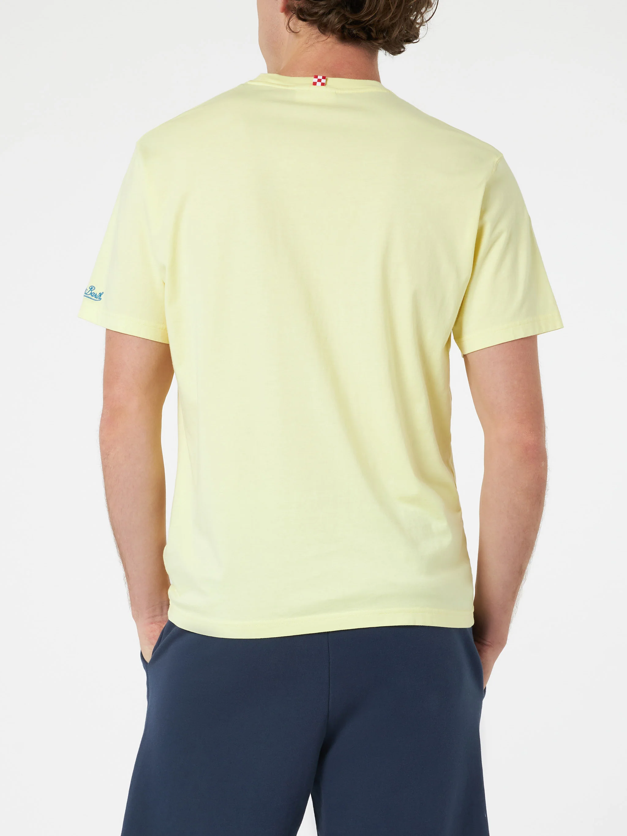 Heren katoenen T-shirt met de opdruk 