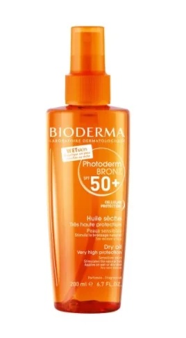 BIODERMA Photoderm Huile Séche Bronz SPF50+ huile solaire protectrice 200 ml