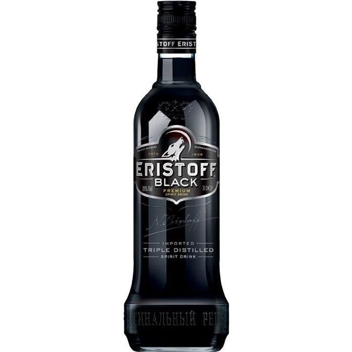 Vodka Eristoff Black - Vodka premium - 18% vol - 70cl