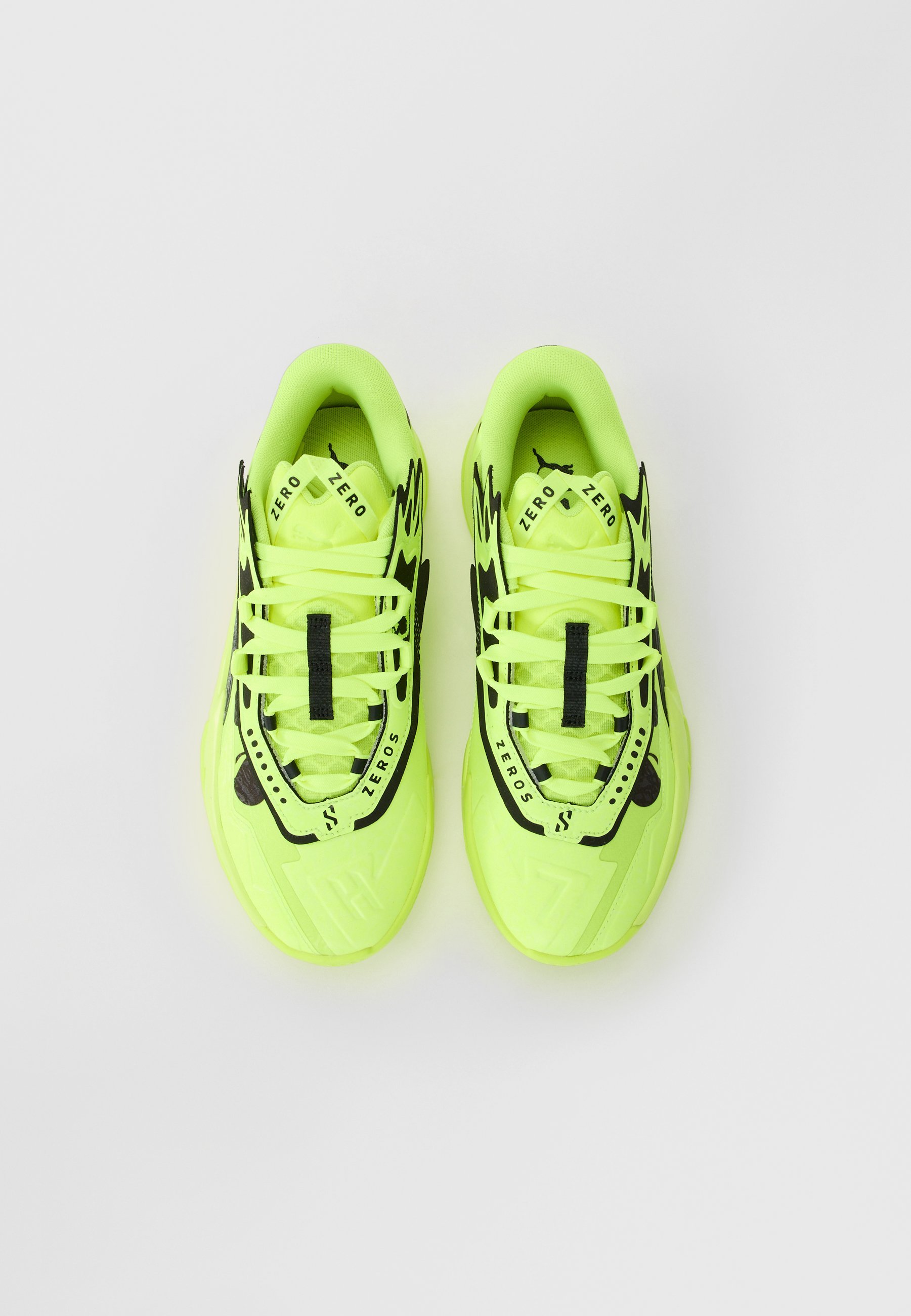 Puma SCOOT ZEROS II - Basketbalschoenen - geel/zwart