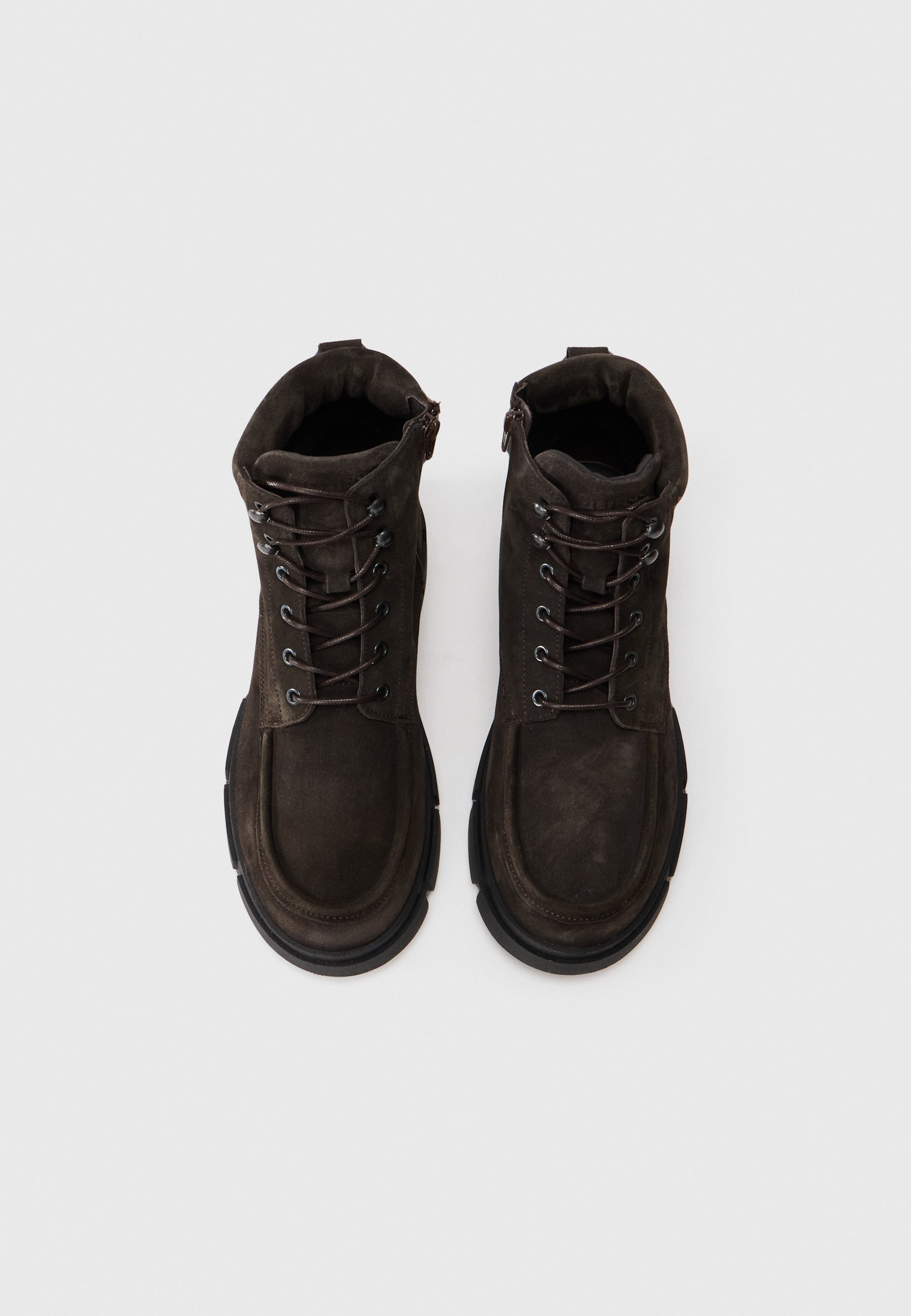Guess FILY - Enkellaarsjes met vetersluiting - koffie