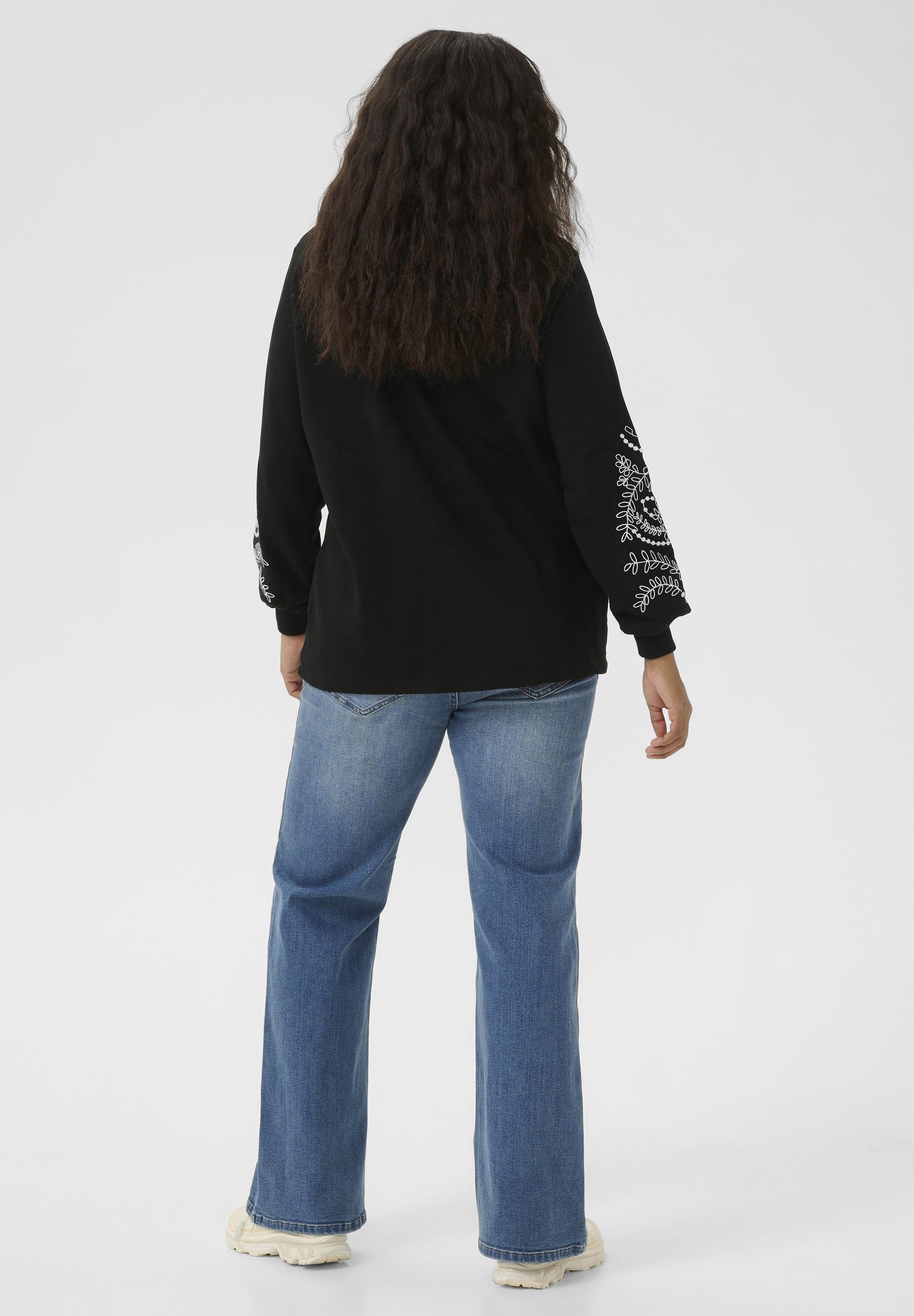 Kaffe Curve VIVA - Sweatshirt - diepzwart