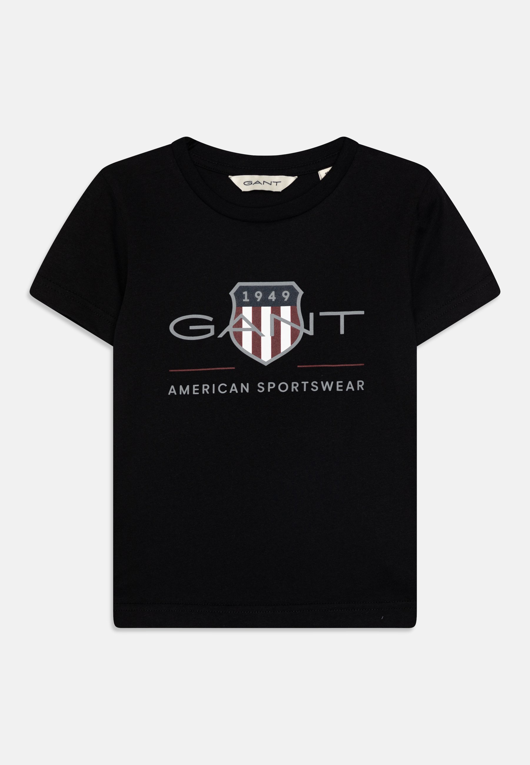 GANT ARCHIVE SHIELD UNISEX - Apdrukāts T-krekls - melns