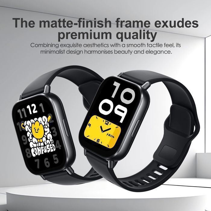Xiaomi Redmi Watch 5 Active smartwatch, zwart — 5ATM, Bluetooth 5.3, hartslagsensor, batterijduur van 18 dagen
