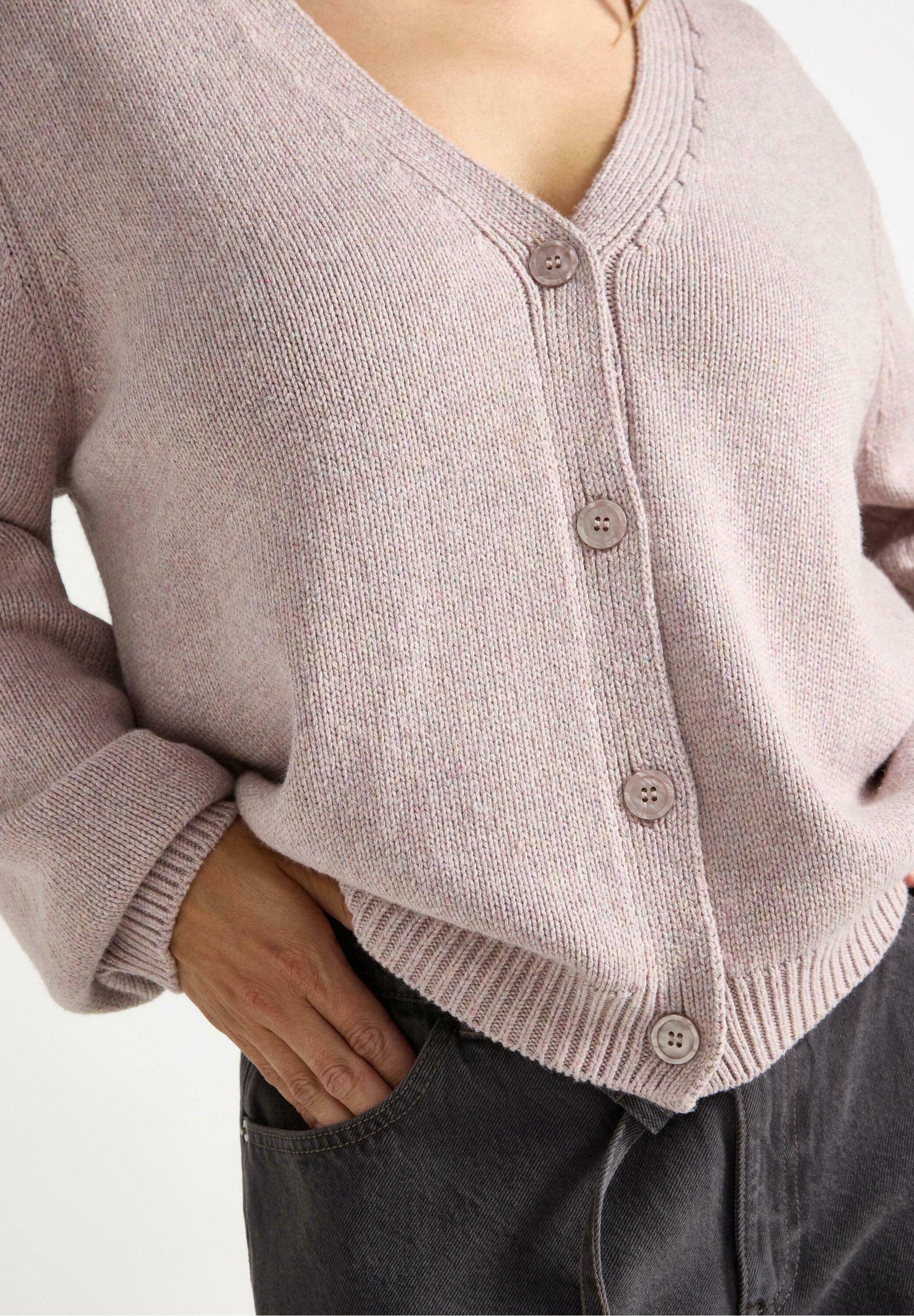 Lindex TAMMY - Cardigan - mørk støvet lilla