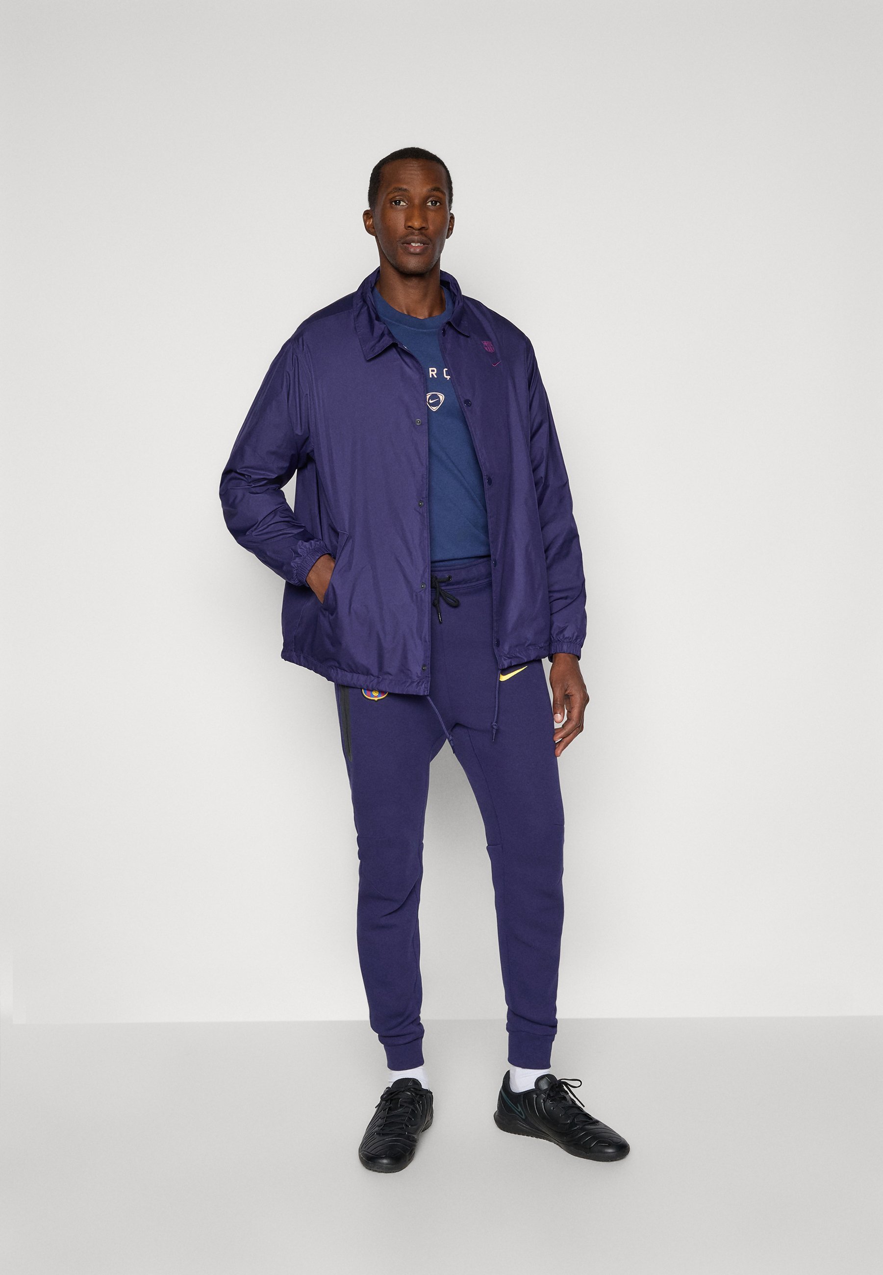 Giacca antivento Nike Performance FC BARCELONA CLUB COACHES JACKET - viola imperiale/uva brillante