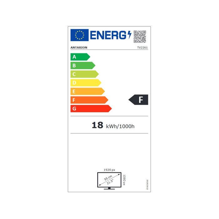 Televisor LED ANTARION de 22