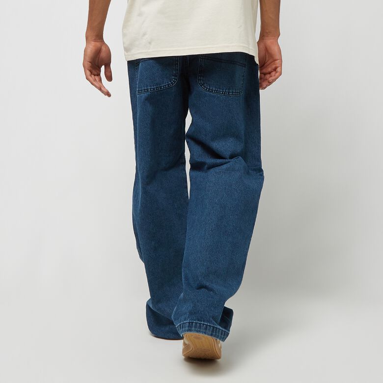 Dubbele knie denim broek
