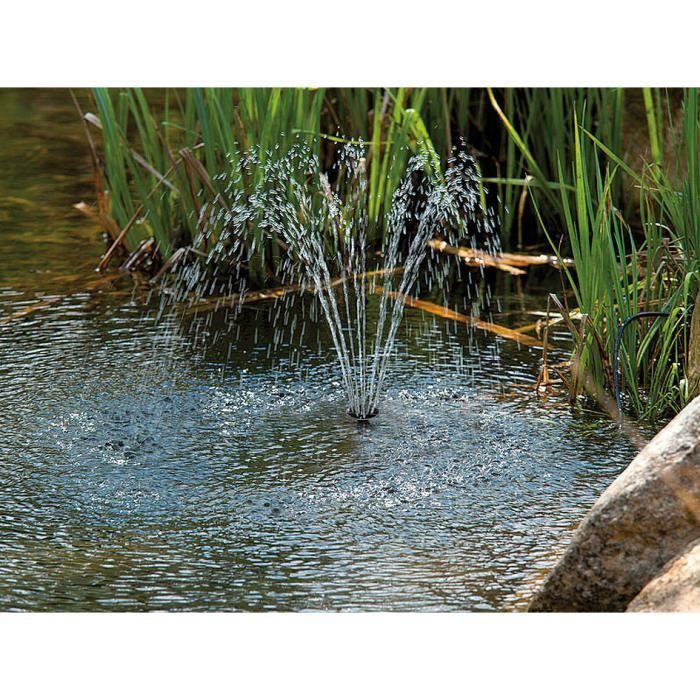Fonte solar para lago