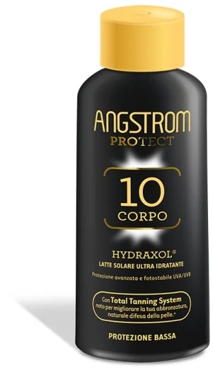 ANGSTROM PROTECT Ultra hydraterende zonnebrandcrème Angstrom SPF 10 voor het lichaam 200 ml met een compleet bruiningssysteem