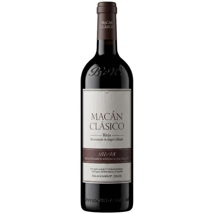 Vega Sicilia Rioja Macan Classico 2019 - Vino rosso spagnolo (75cl)