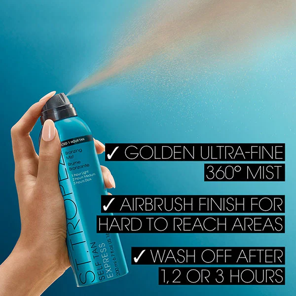 St.Tropez itseruskettava pikarusketussuihke keinorusketussuihke 200ml