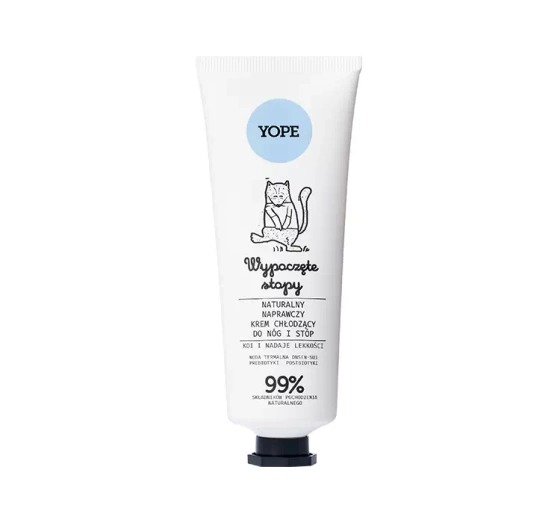 Yope Wypoczęte Stopy naturalny naprawczy krem chłodzący do nóg i stóp 75ml