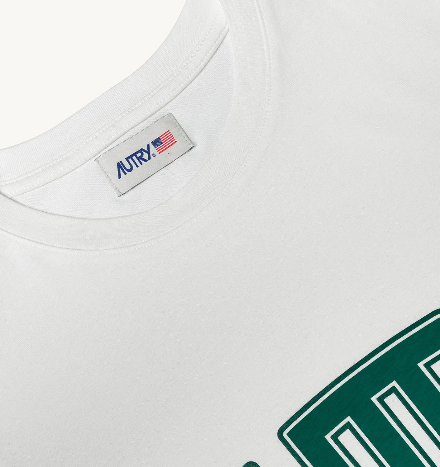 TRICOU ALB DIN JERSEY DE BUMBAC