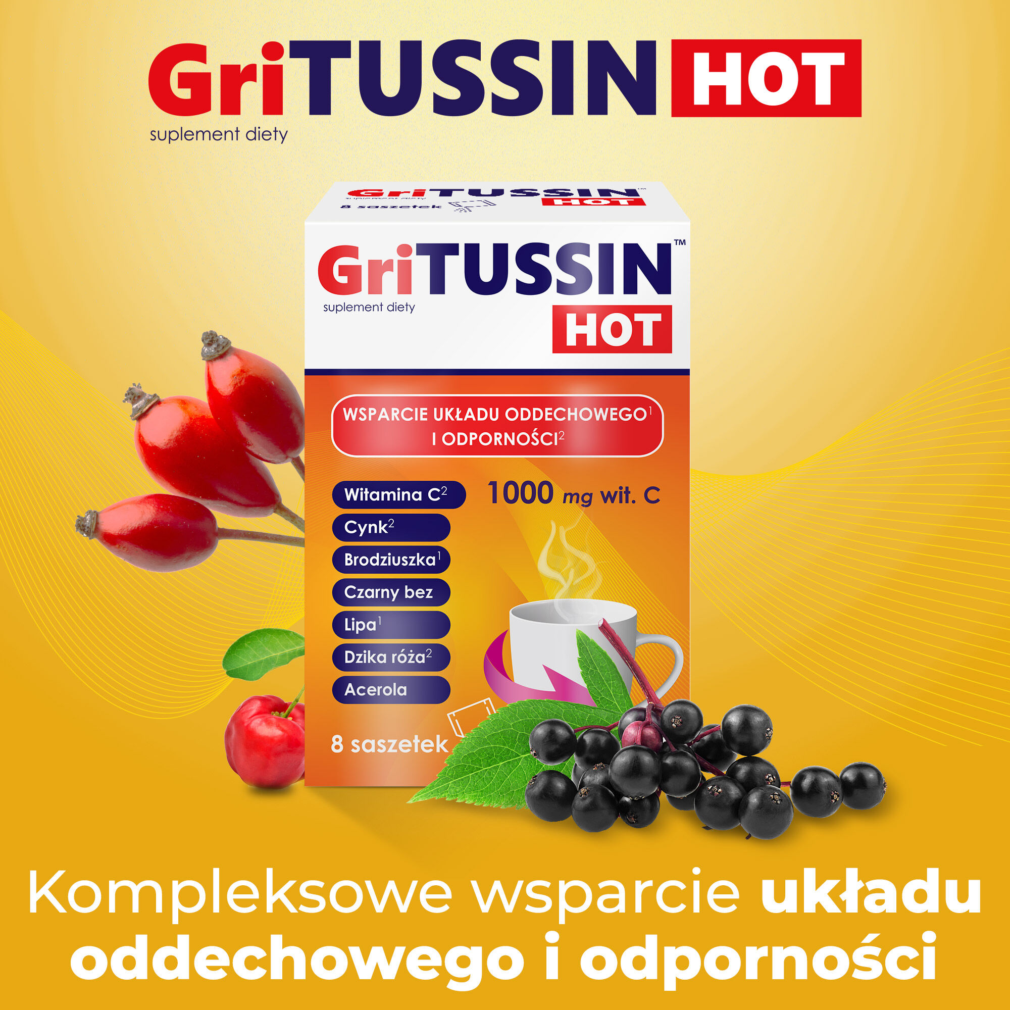 GriTussin Hot Home -ensiapupakkaus