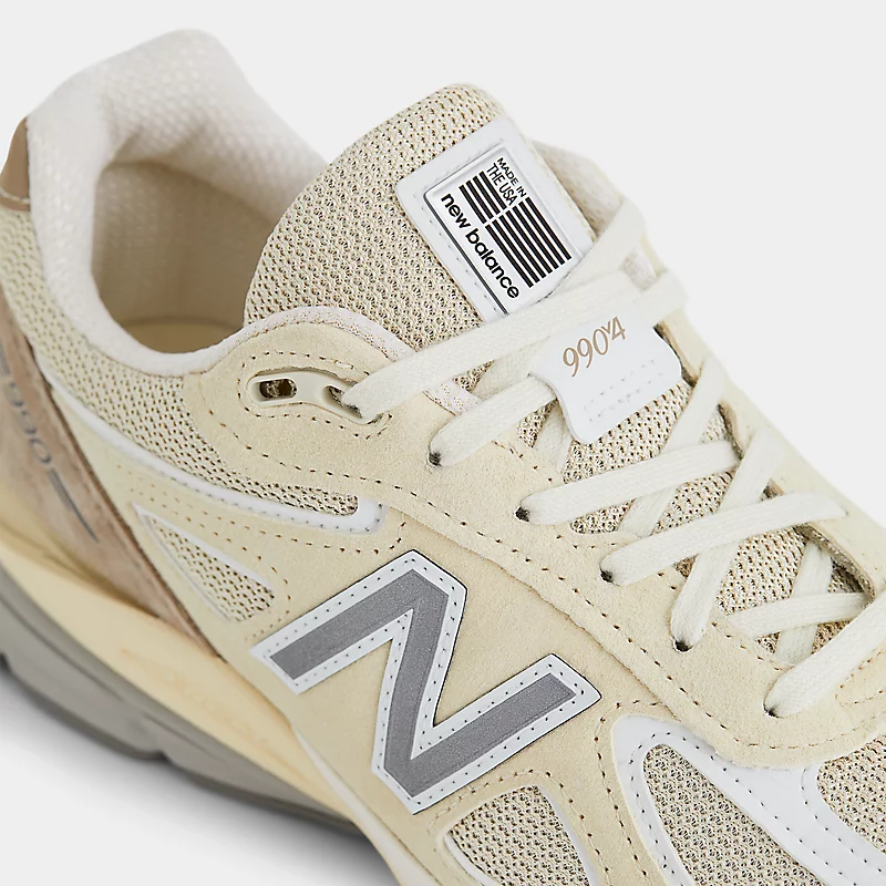 Unisex, gemaakt in de VS, 990v4 - Kalksteen met wit