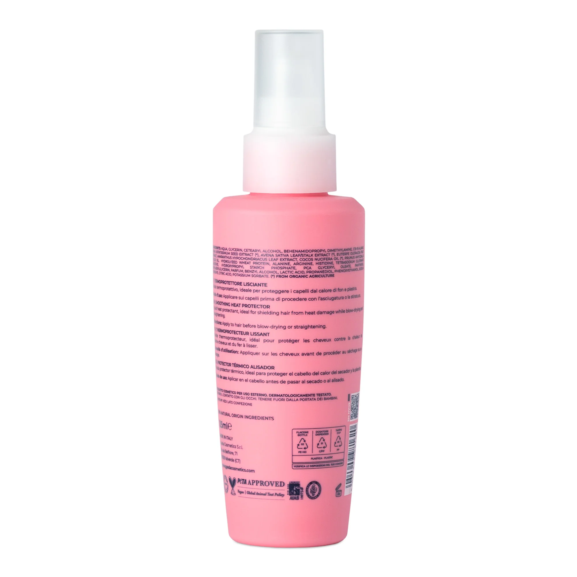 Linea Lisciante Termoprotettore Lisciante - Crema Capelli Styling & Finish, Spray Termo Protettivo