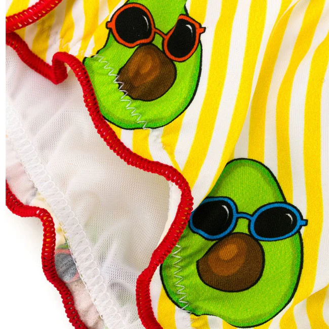 Babybikini met avocadoprint