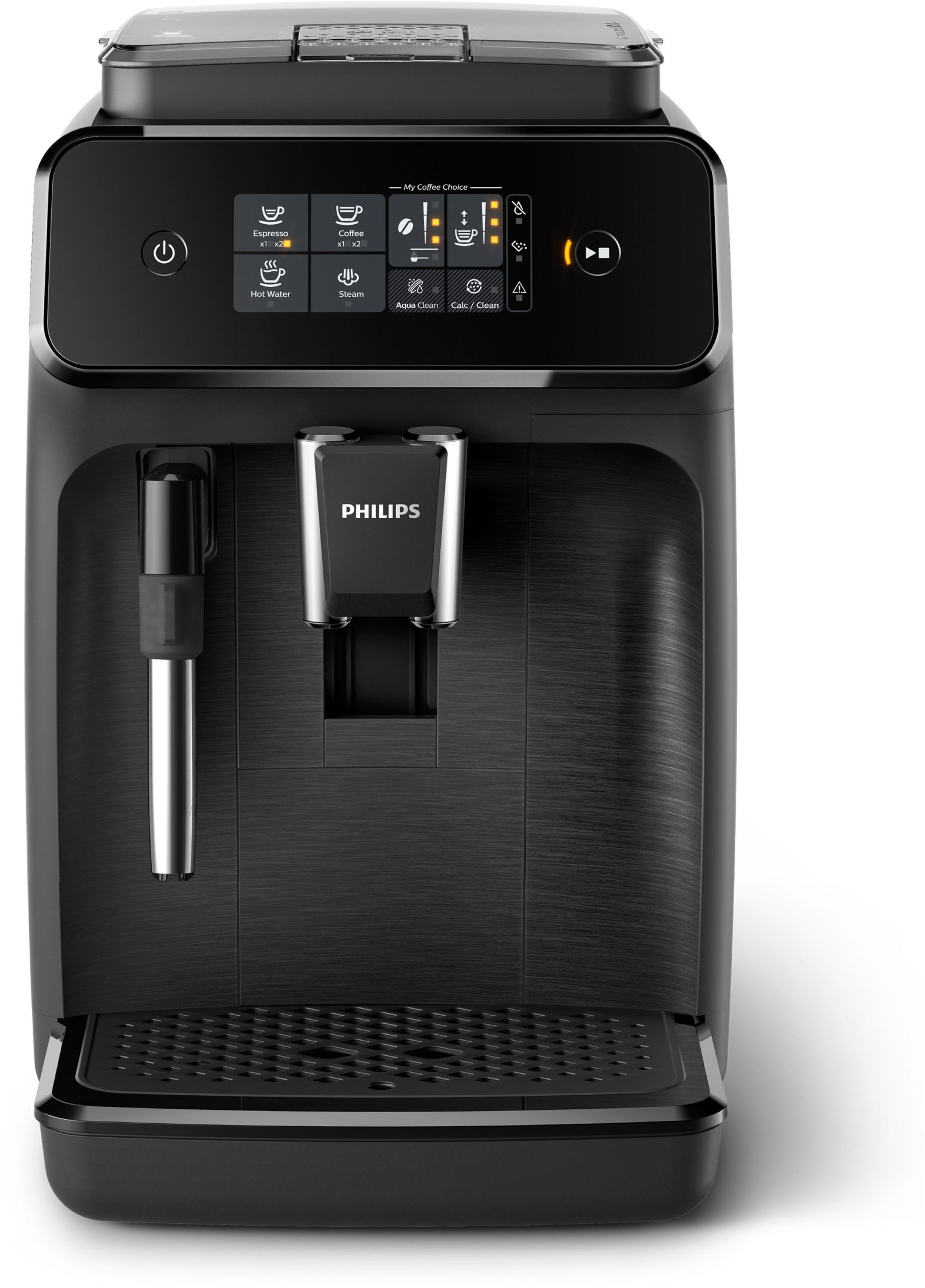 Cafetera espresso automática con molinillo - PHILIPS - EP1220/00 - Serie 1200 - 1500 W - 275 g de granos - 1,8 L - Negro mate