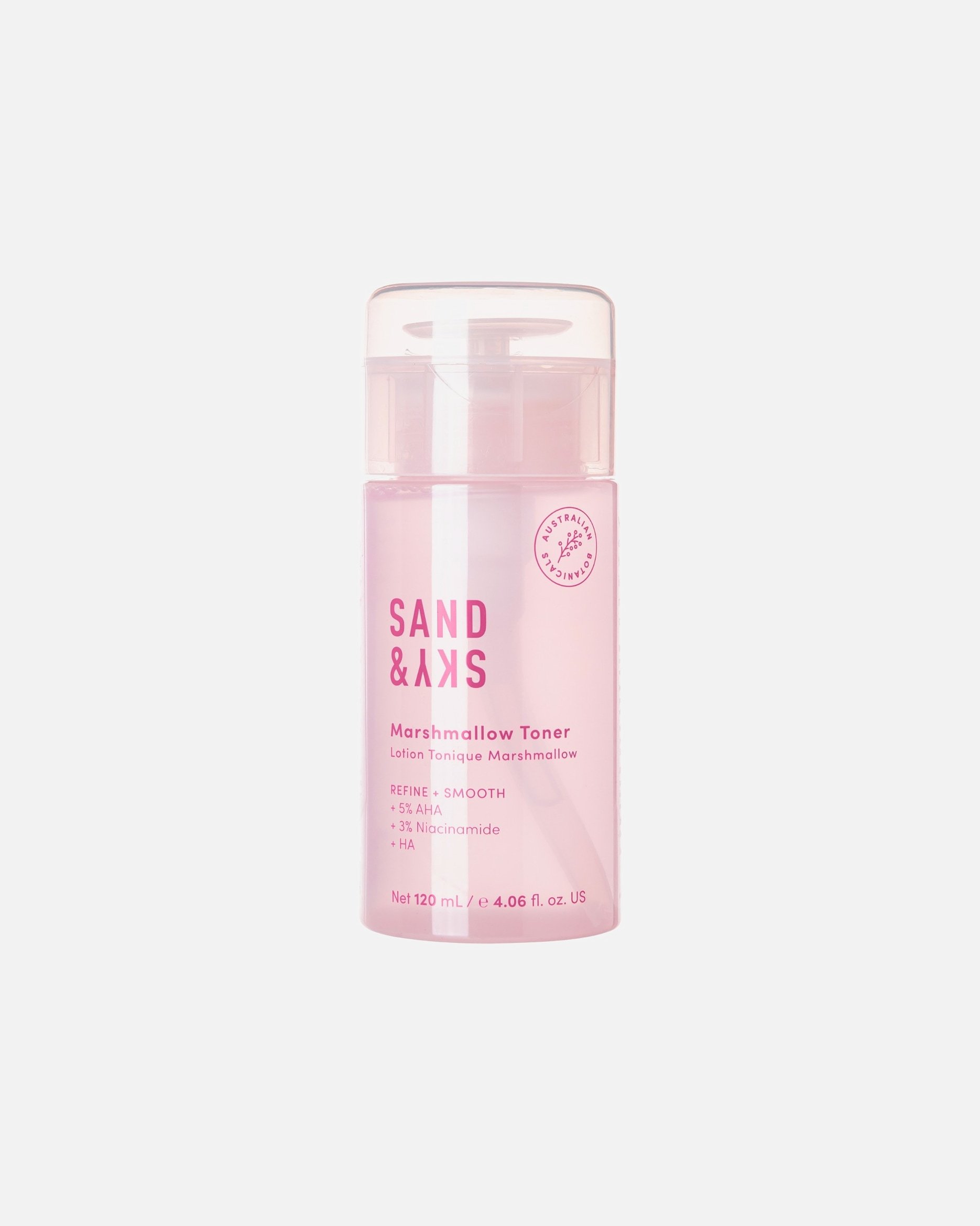 „Sand & Sky“ veido tonikas, zefyro ir rožinės spalvos, 120 ml