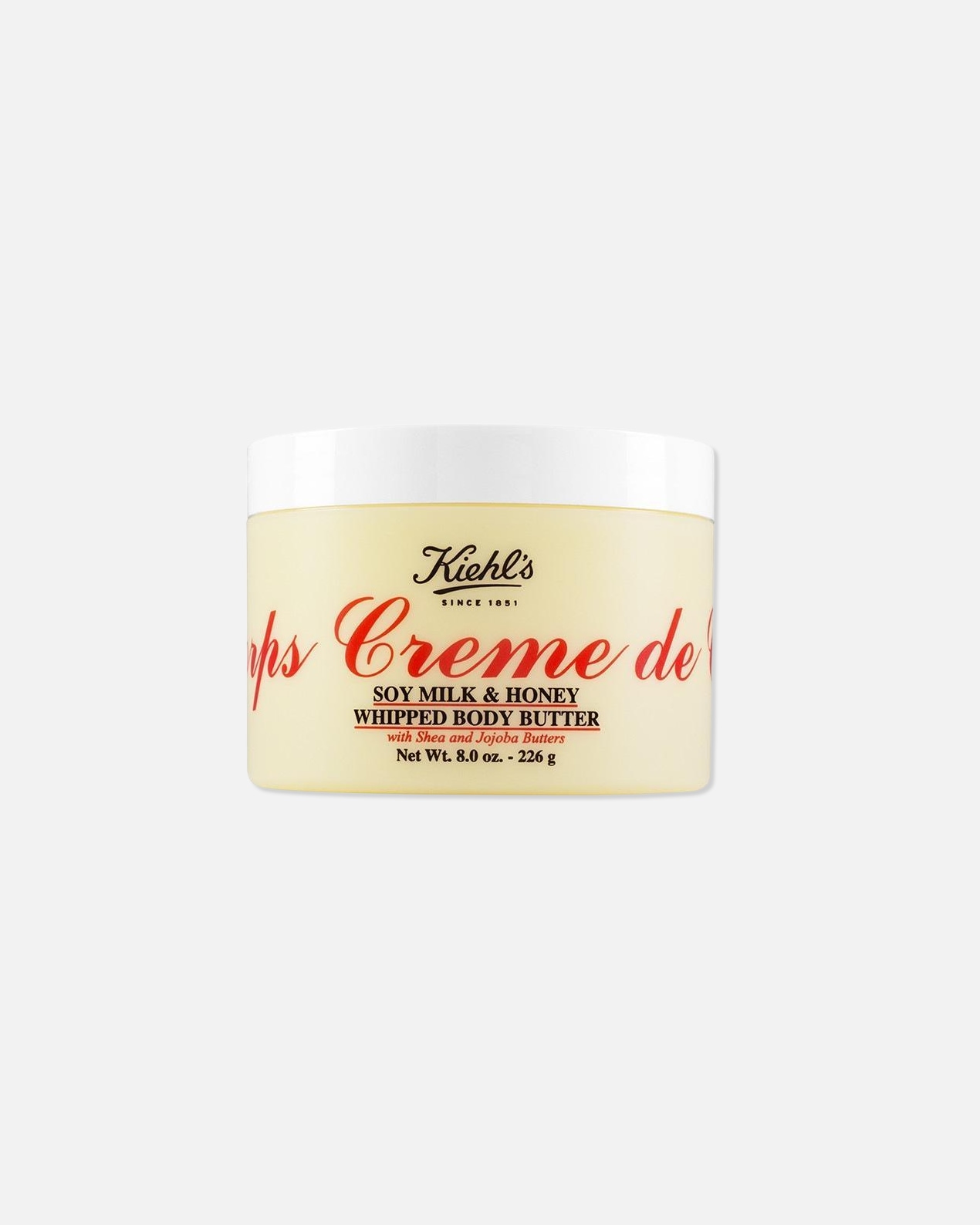 Crema corporal Kiehl's Crème de Corps Leche de soja batida y miel - 226 g