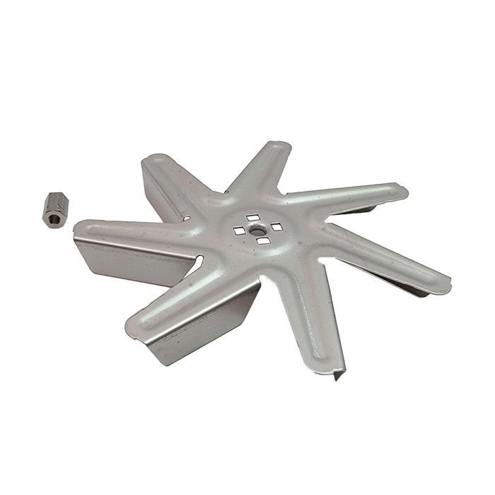 Hélice avec écrou 150X18 mm Four, cuisinière 00650472,  00600434 SIEMENS, BOSCH, VIVA, NEFF, JUNKER, BLAUPUNKT, BALAY, CONSTRUCTA